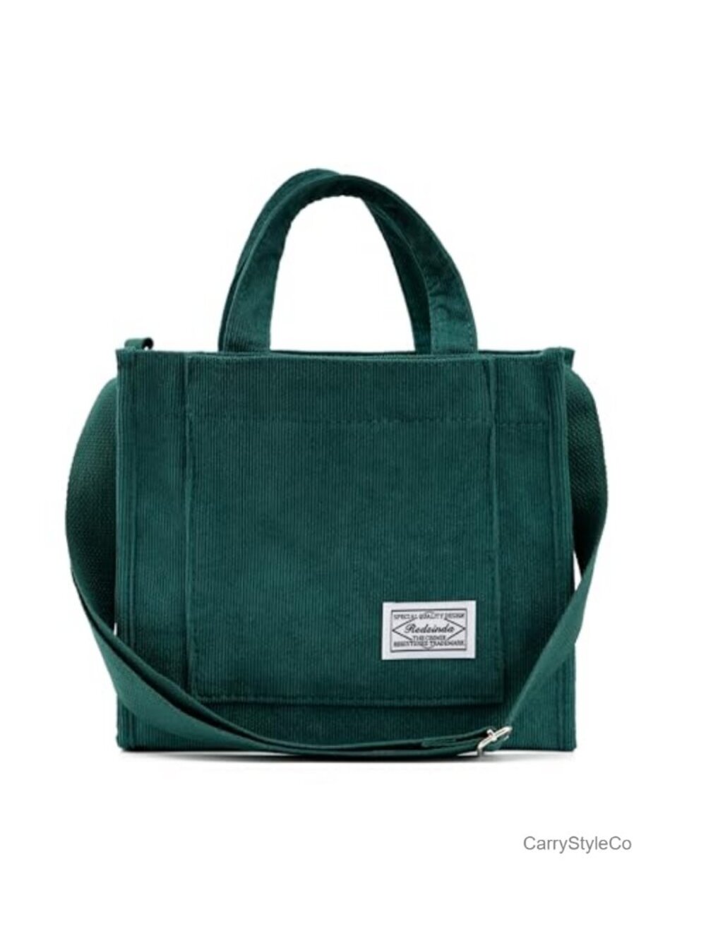 Corduroy Tote Bag Small Vintage Crossbody Square Handbag Everyday Mini Travel
